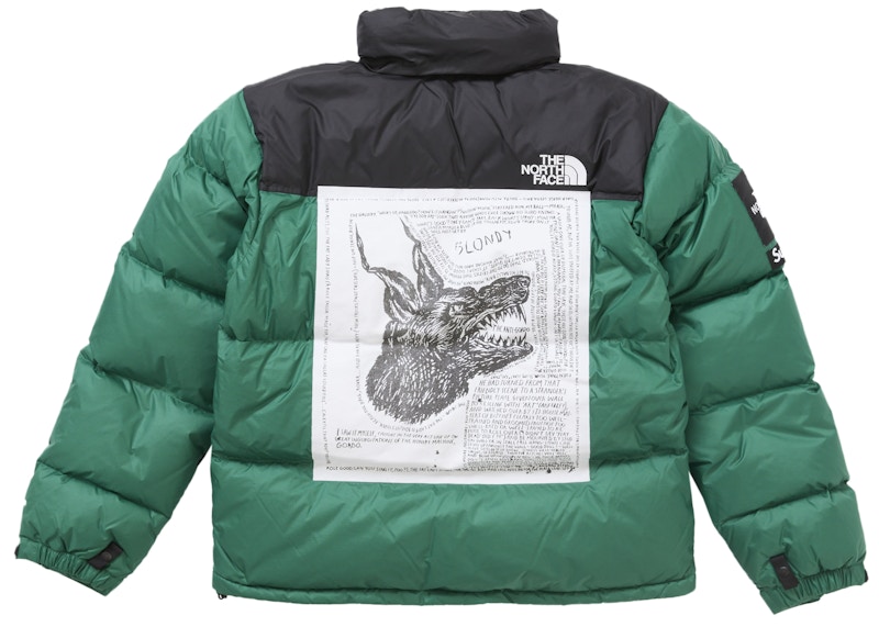 Supreme The North Face Nuptse Jacket Green Herren - FW24 – DE