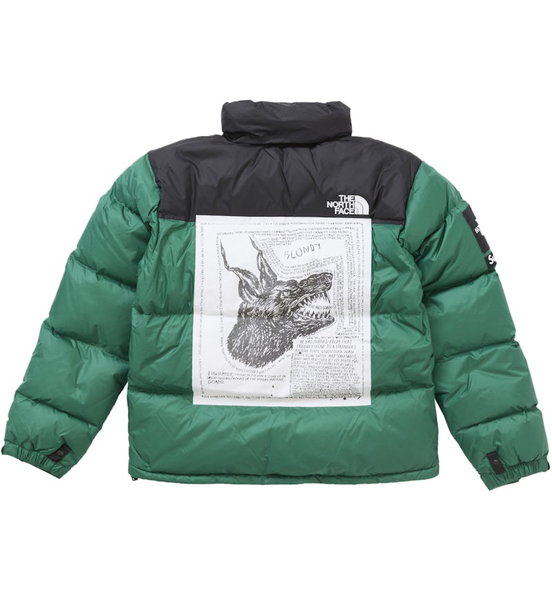 Nuptse The North Face Jacke Unisex Supreme Green North Face
