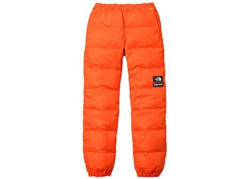 Supreme The North Face Nuptse Pant Power Orange - FW16 Men's - US