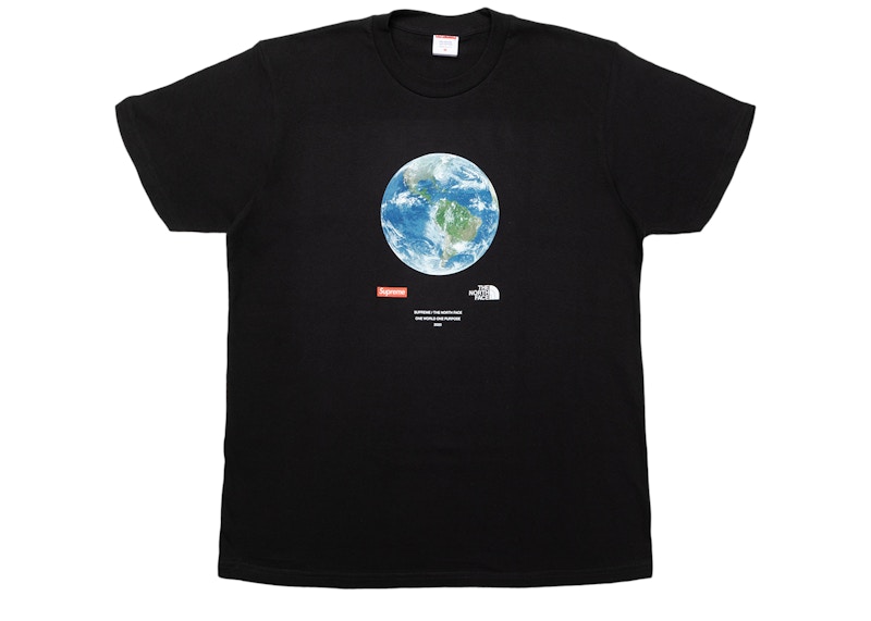 supreme the north face one world tee