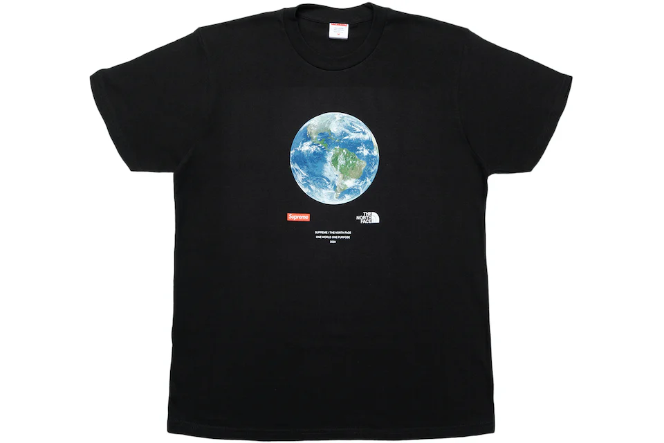 Supreme The North Face One World Tee Black