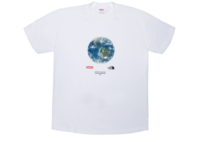 Supreme The North Face One World Tee White