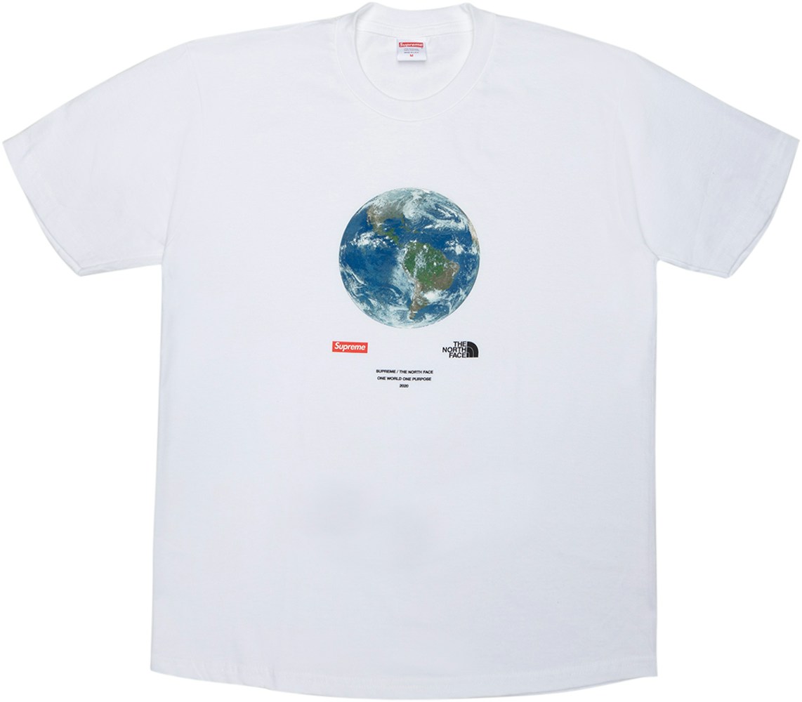 Supreme The North Face One World Tee White -