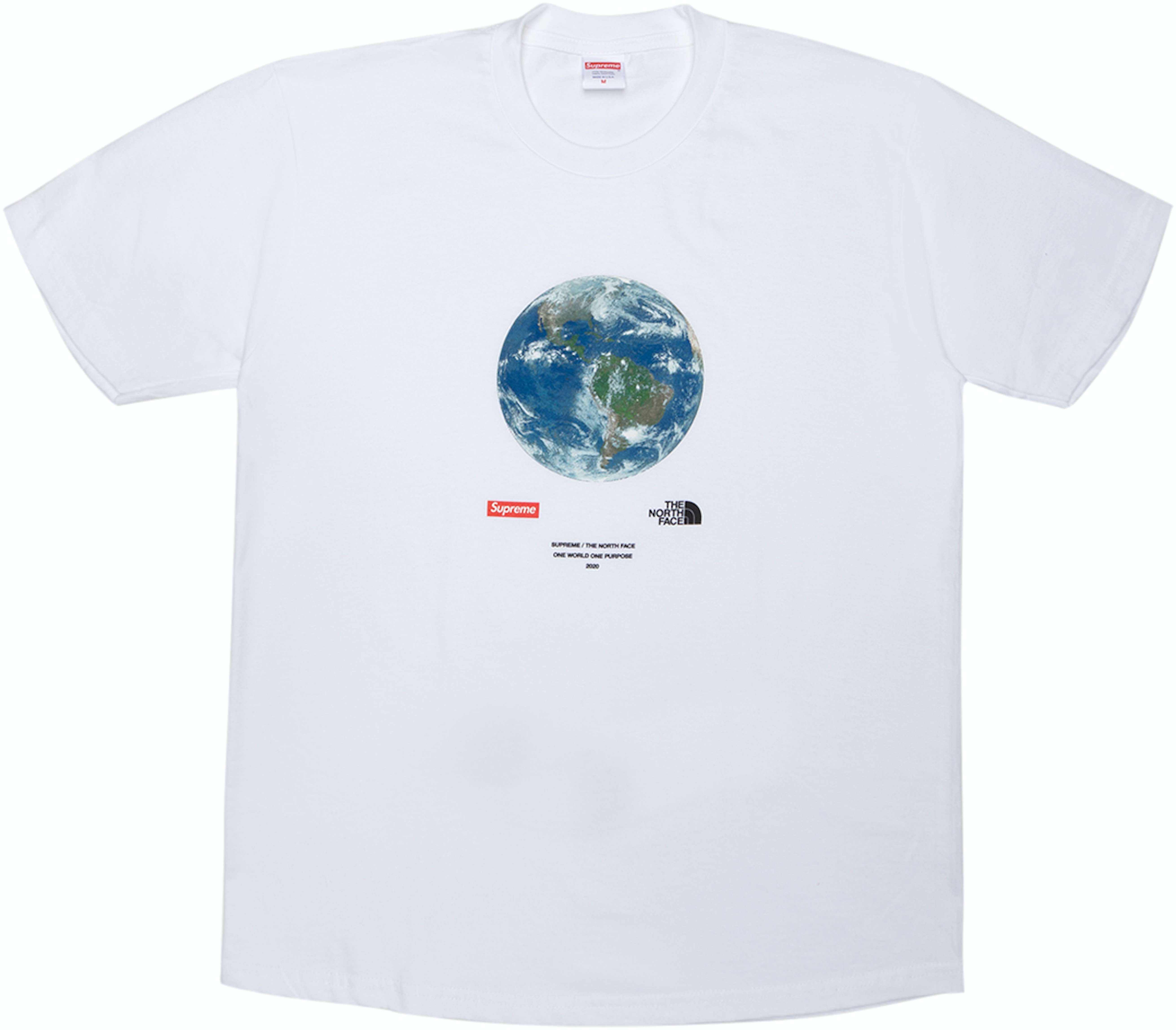 Supreme The North Face One World Tee White - SS20