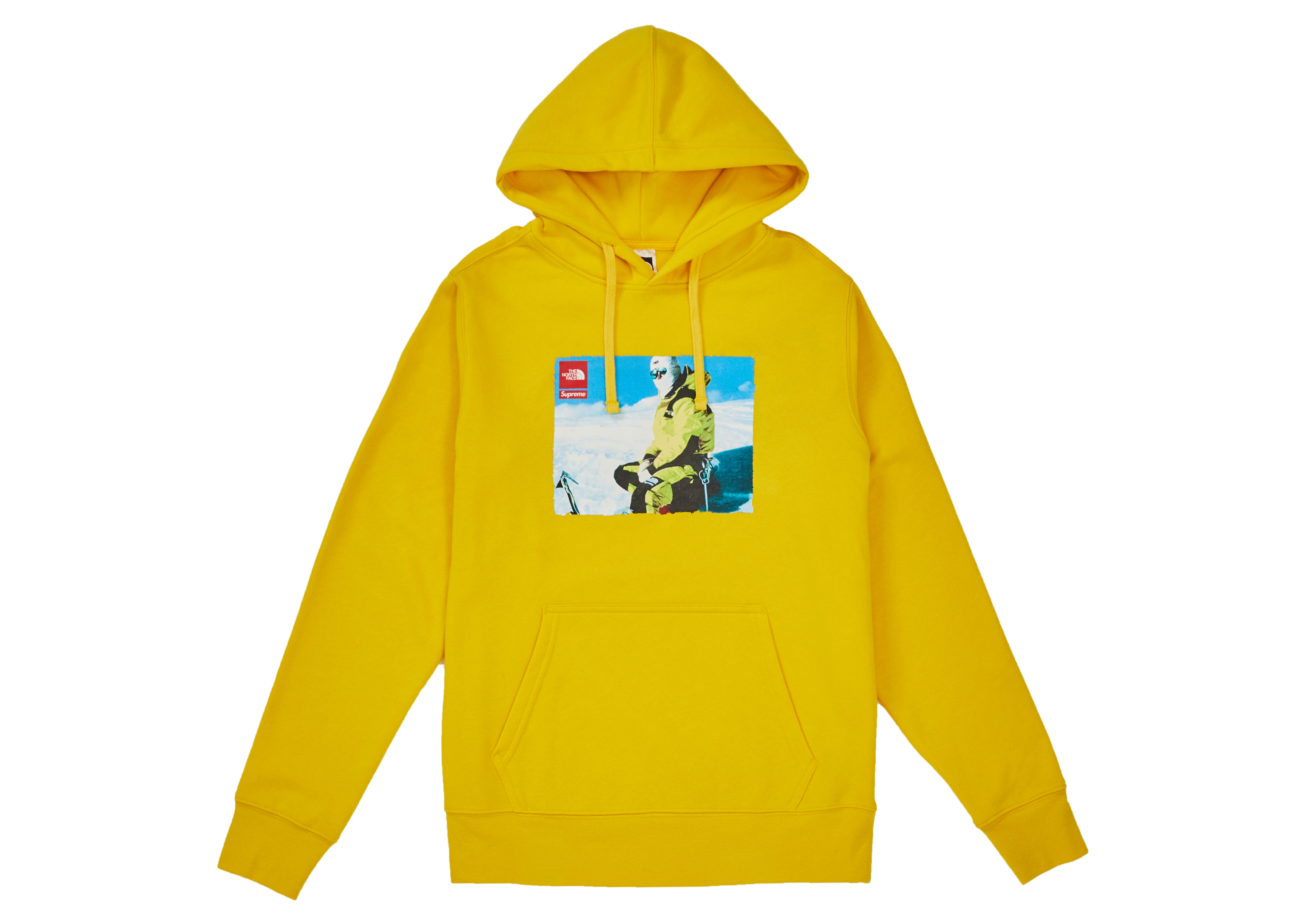Supreme The North Face Photo Hooded Sweatshirt Yellow