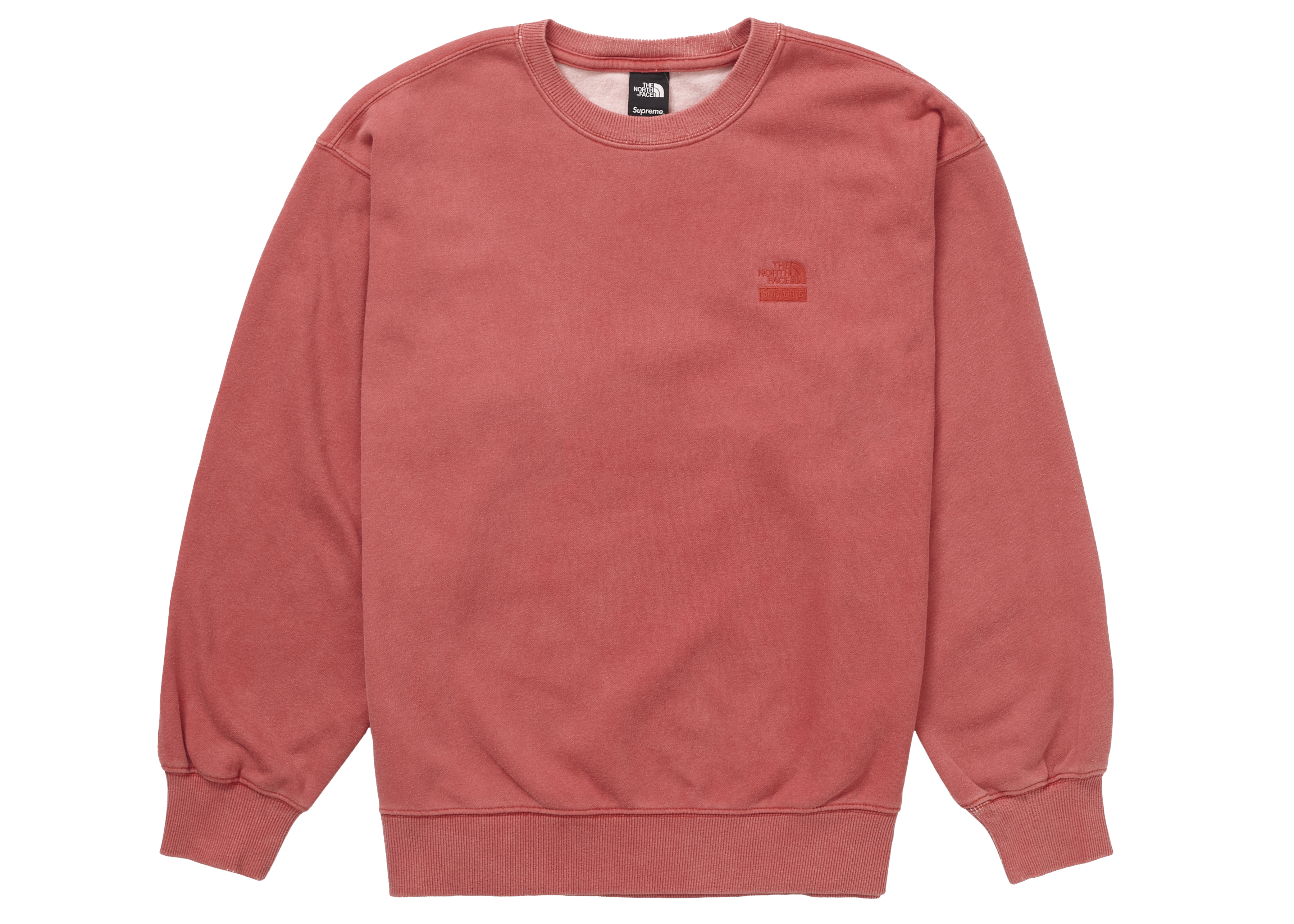 Supreme The North Face Pigment Printed Crewneck Red Men's - SS21 - US