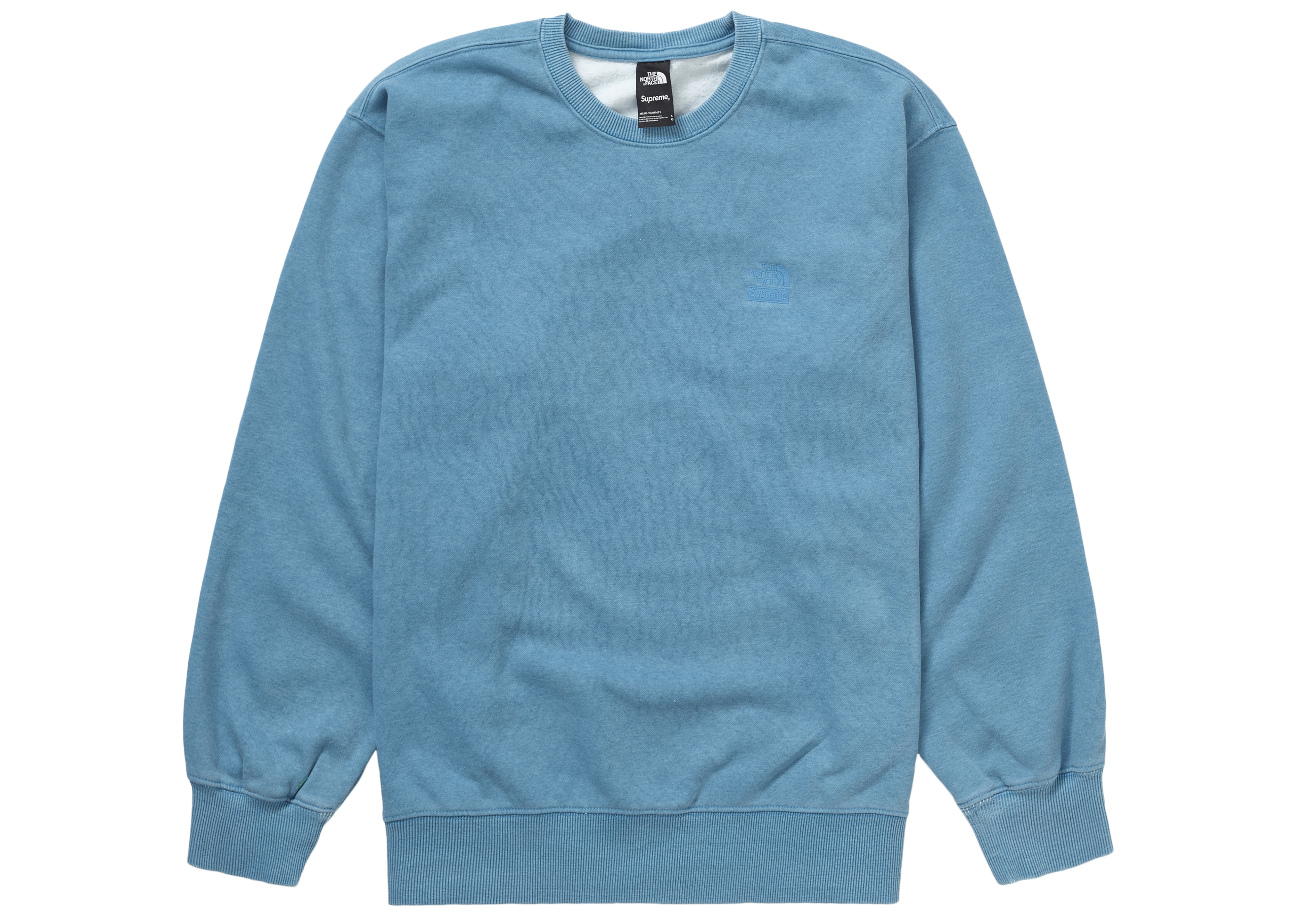 Supreme The North Face Pigment Printed Crewneck Turquoise