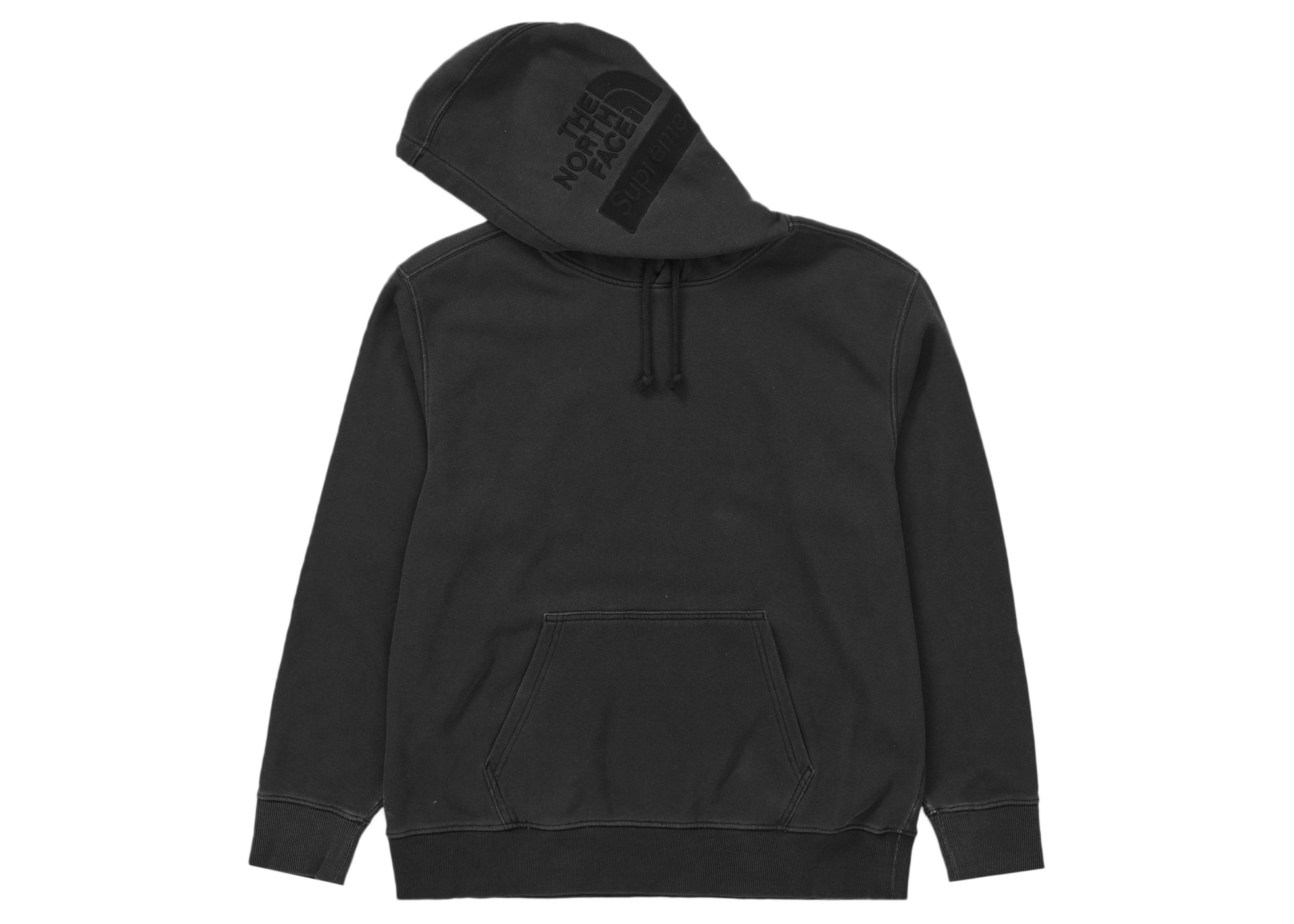 Supreme The North Face Pigment Printed Hooded Sweatshirt Black ...