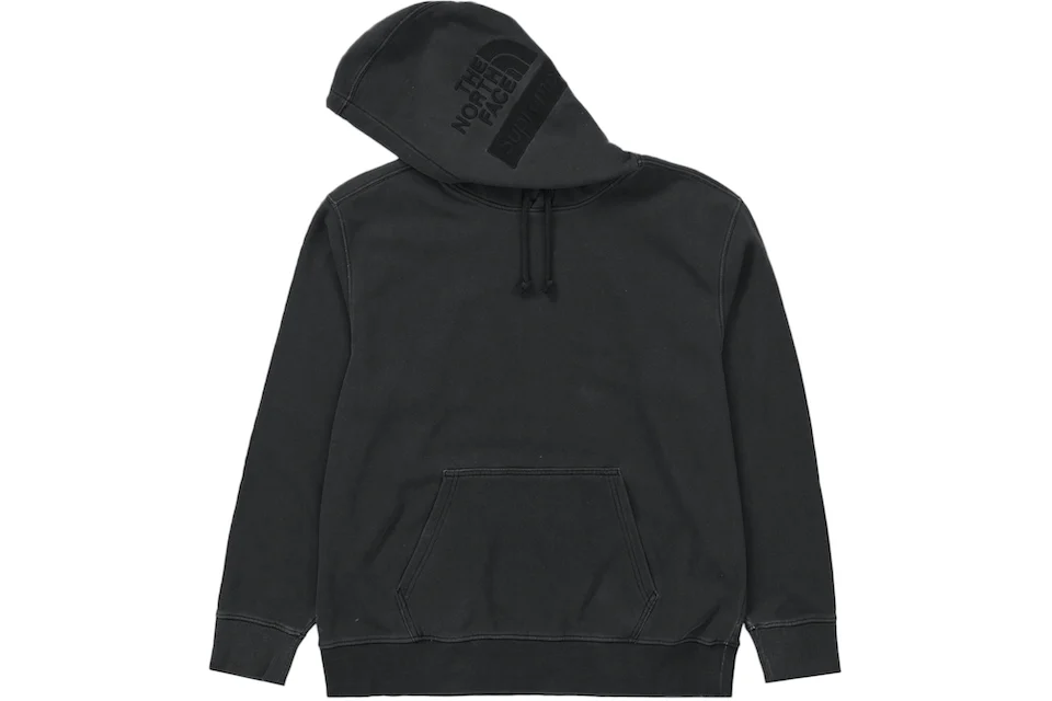 Supreme The North Face Pigment Printed Hooded Sweatshirt Black