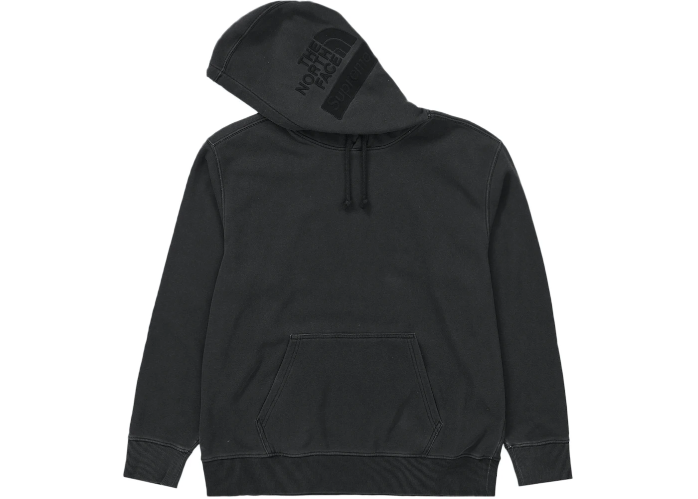 Supreme The North Face Pigment Printed Hooded Sweatshirt Black Men\'s - FW22  - US
