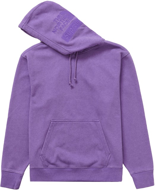 Supreme The North Face Pigment Printed Hooded Sweatshirt