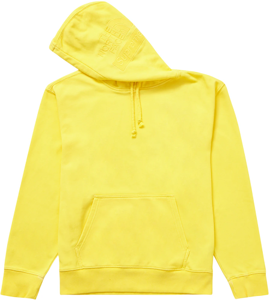 Supreme The North Face Pigment Printed Hooded Sweatshirt Yellow Men's ...