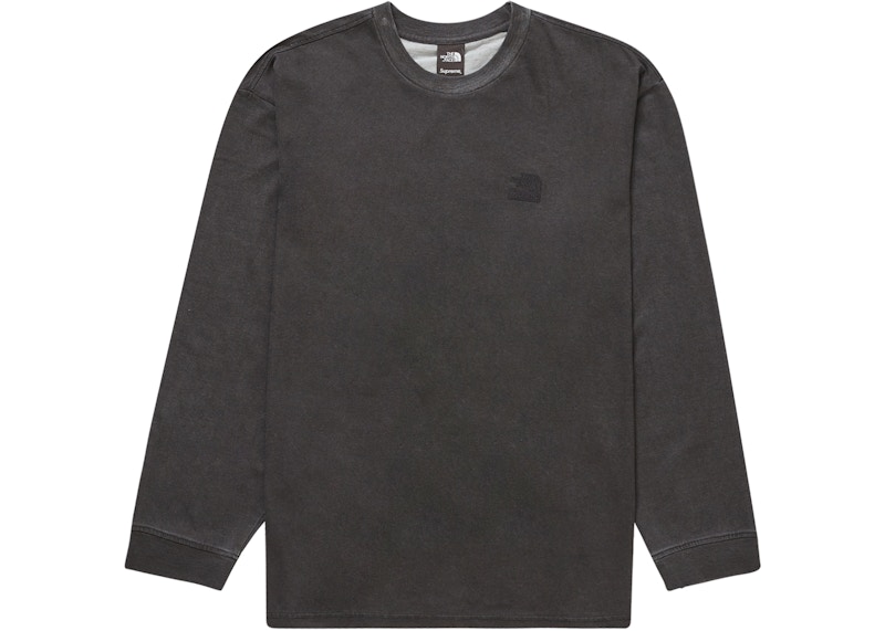 Supreme The North Face Pigment Printed L/S Top Black メンズ - FW22