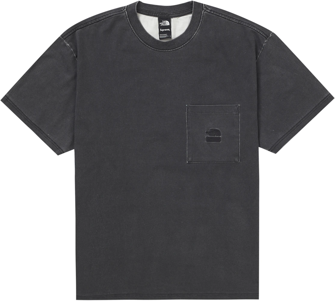 Supreme The North Face Pigment Printed Pocket Tee Black Men's - SS21 - US