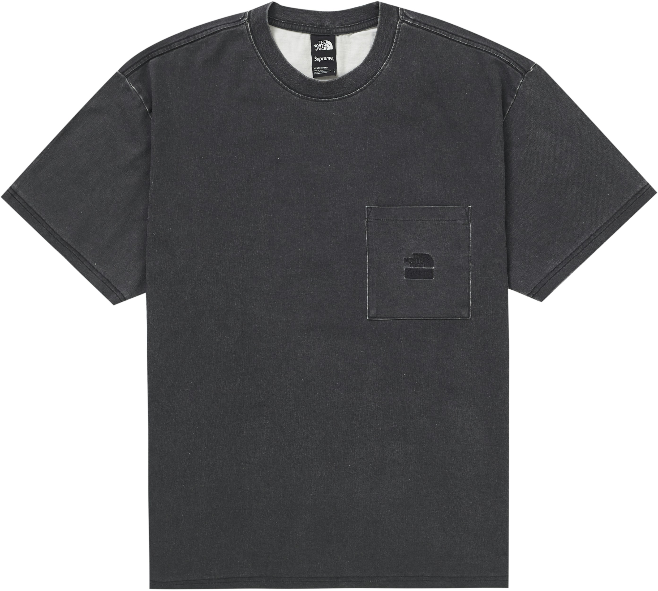 Supreme The North Face Pigment Printed Pocket Tee Black - SS21