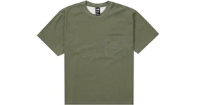 Supreme The North Face Pigment Printed Pocket Tee Olive