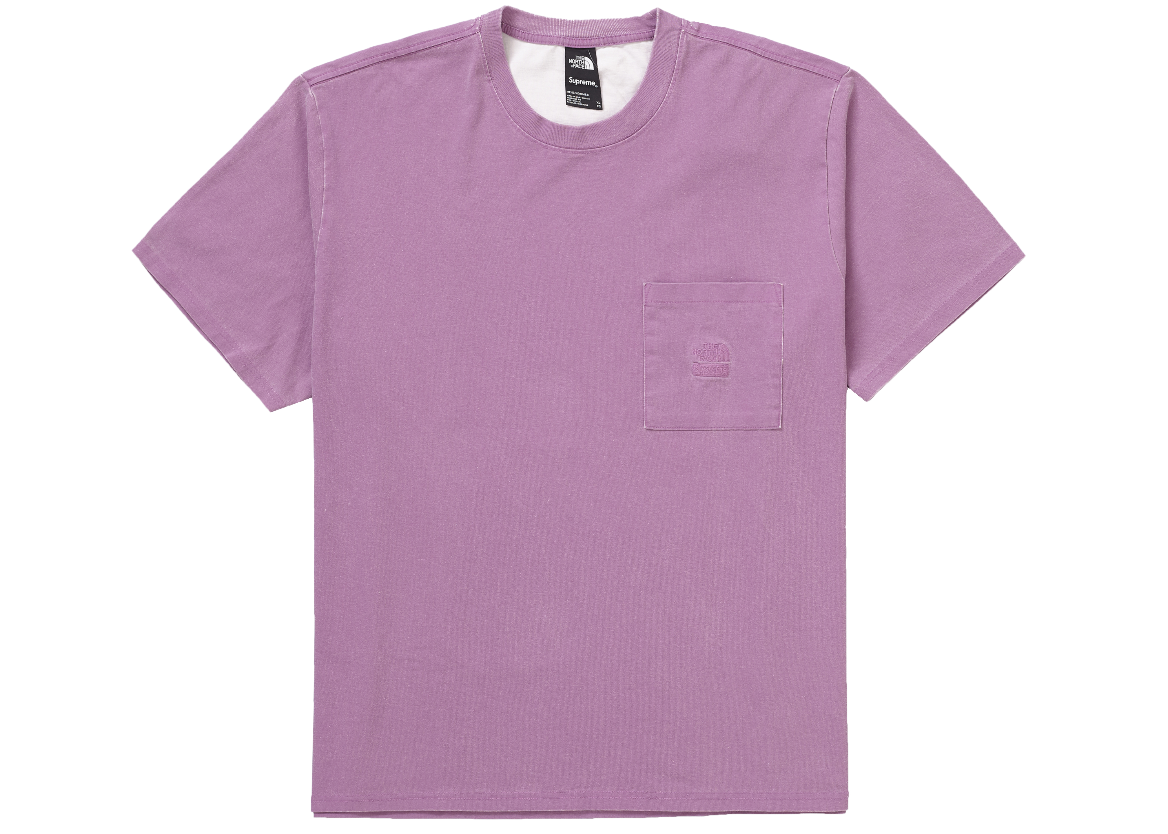 Supreme The North Face Pigment Printed Pocket Tee Pink