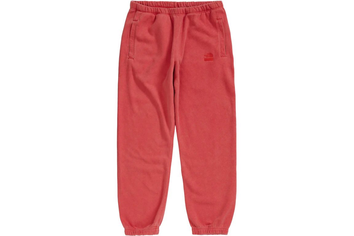 Supreme The North Face Pigment Printed Sweatpant Red