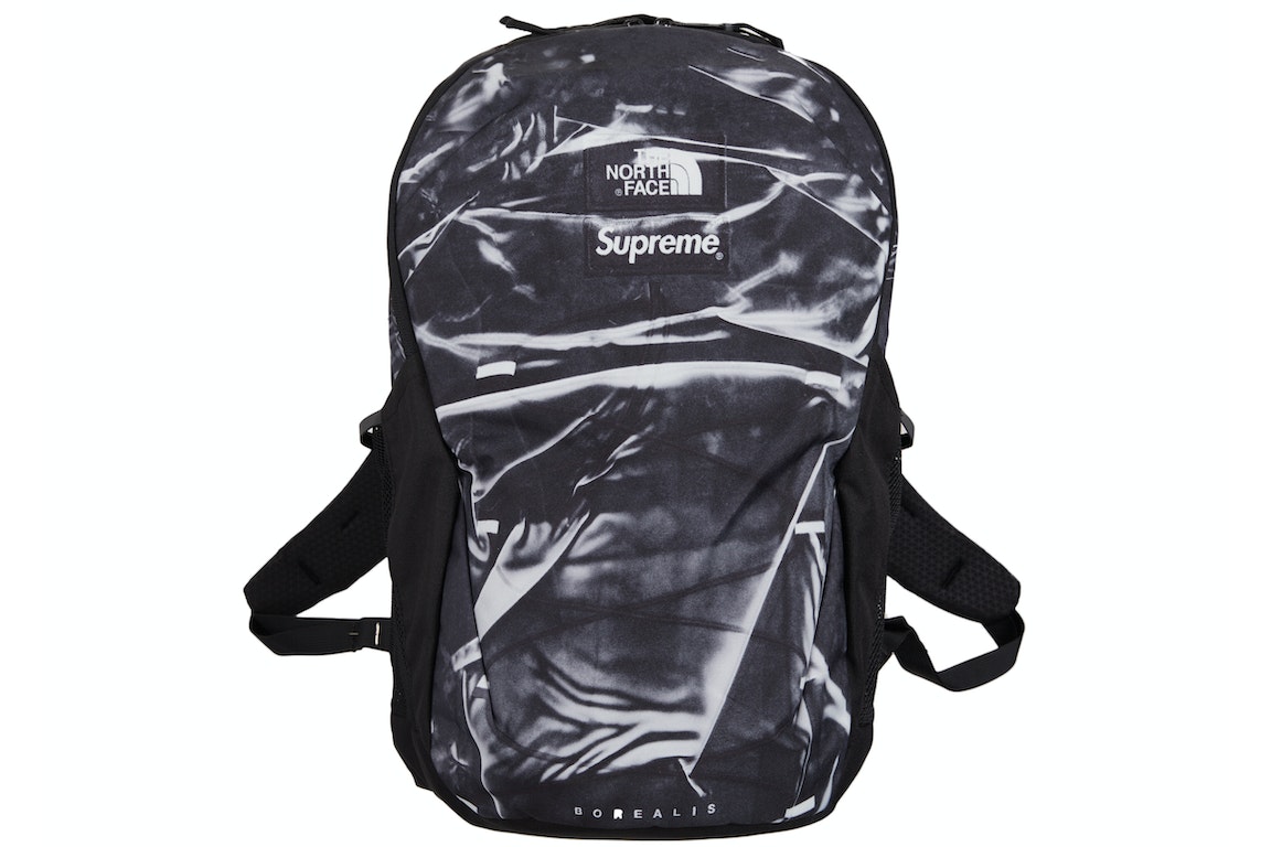 Pre-owned Supreme The North Face Printed Borealis Trompe L'oeil Backpack Black