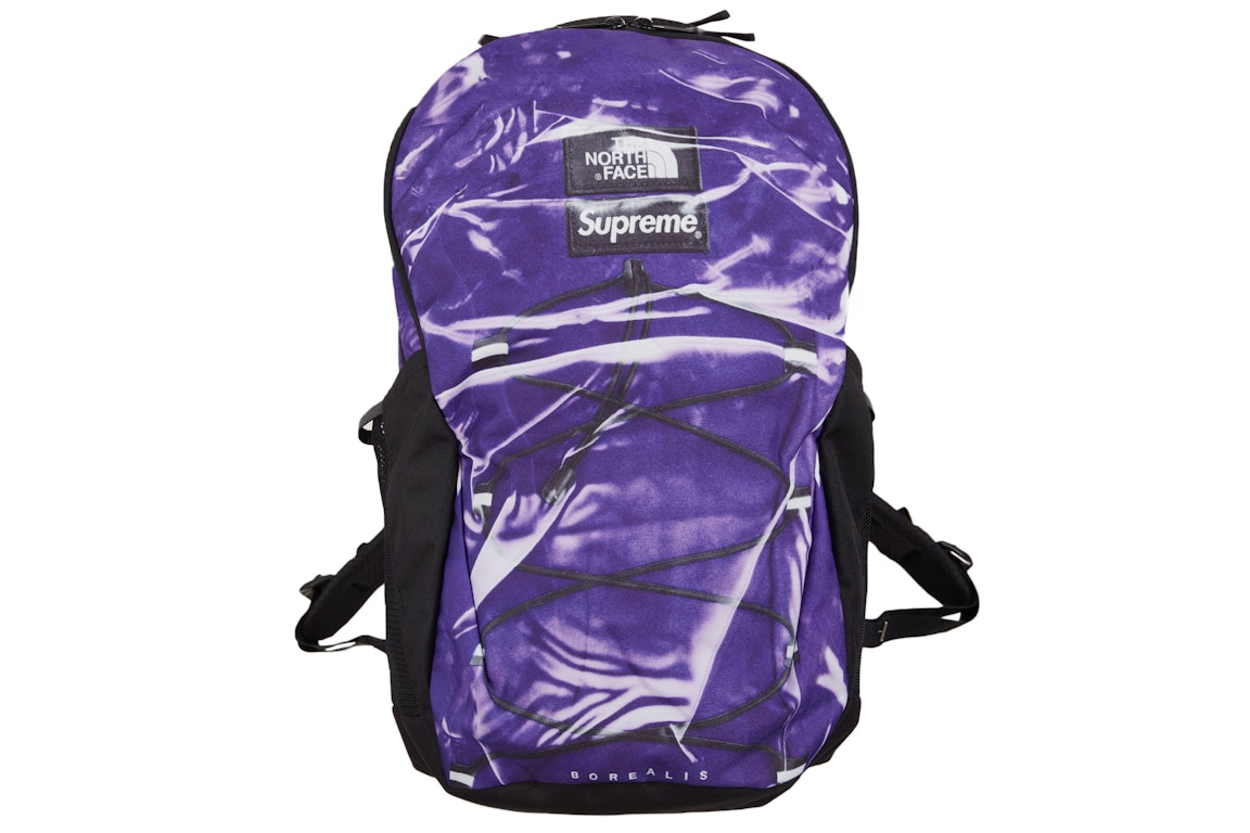 Pre-owned Supreme The North Face Printed Borealis Trompe L'oeil Backpack Purple