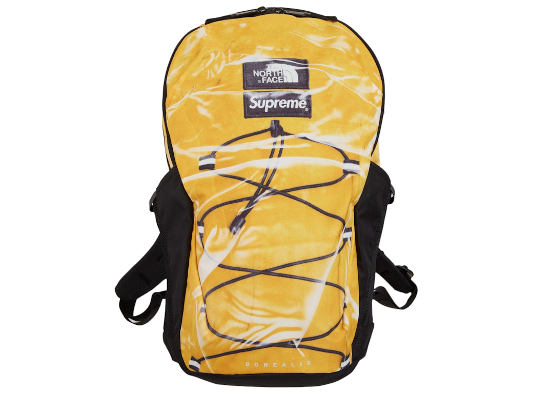 Pre-owned Supreme The North Face Printed Borealis Trompe L'oeil Backpack Yellow