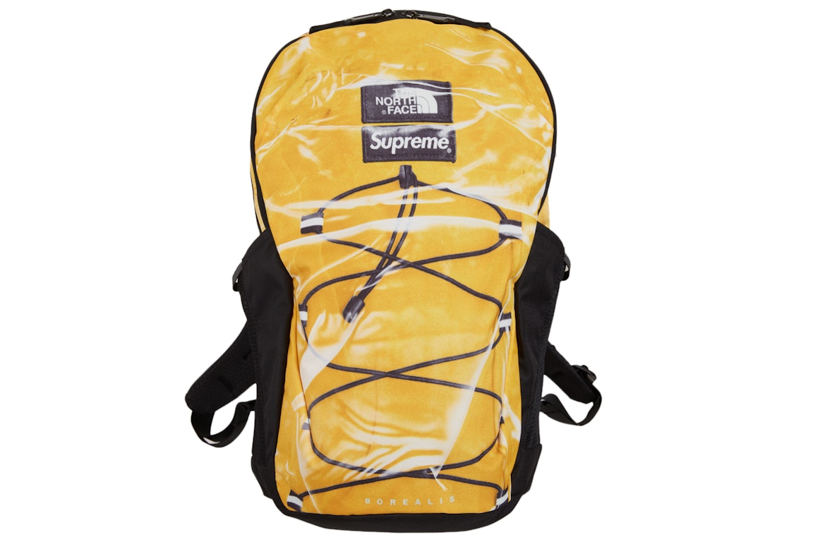 Pre-owned Supreme The North Face Printed Borealis Trompe L'oeil Backpack Yellow