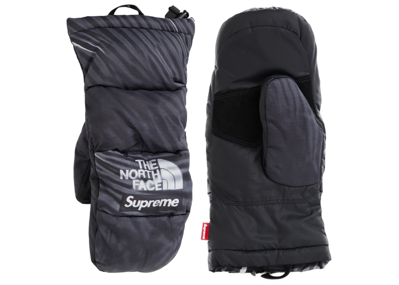 Supreme The North Face Printed Montana Trompe L'oeil Mitt Black