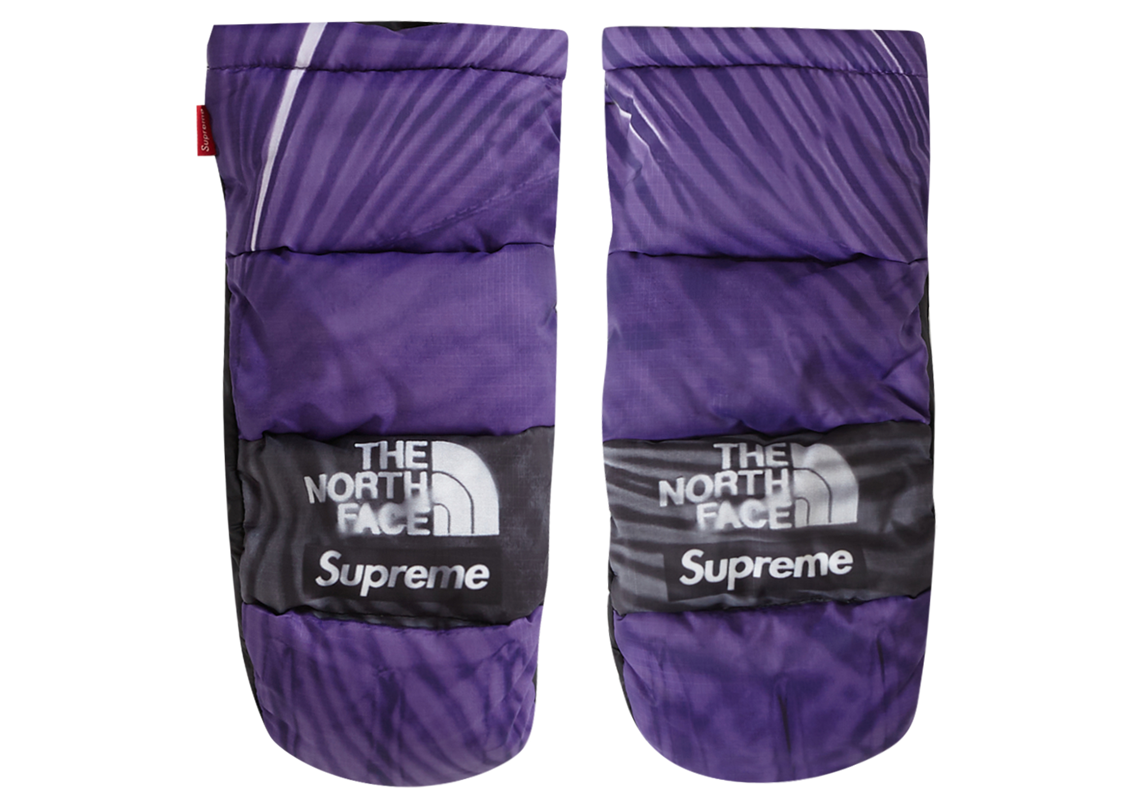 Supreme The North Face Printed Montana Trompe L'oeil Mitt Purple