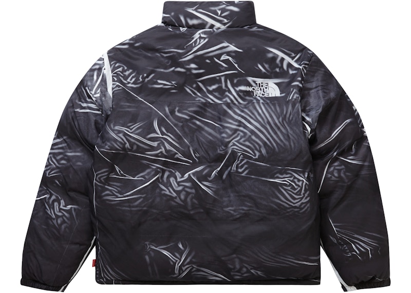 Supreme The North Face Printed Nuptse Trompe L'oeil Jacket Black