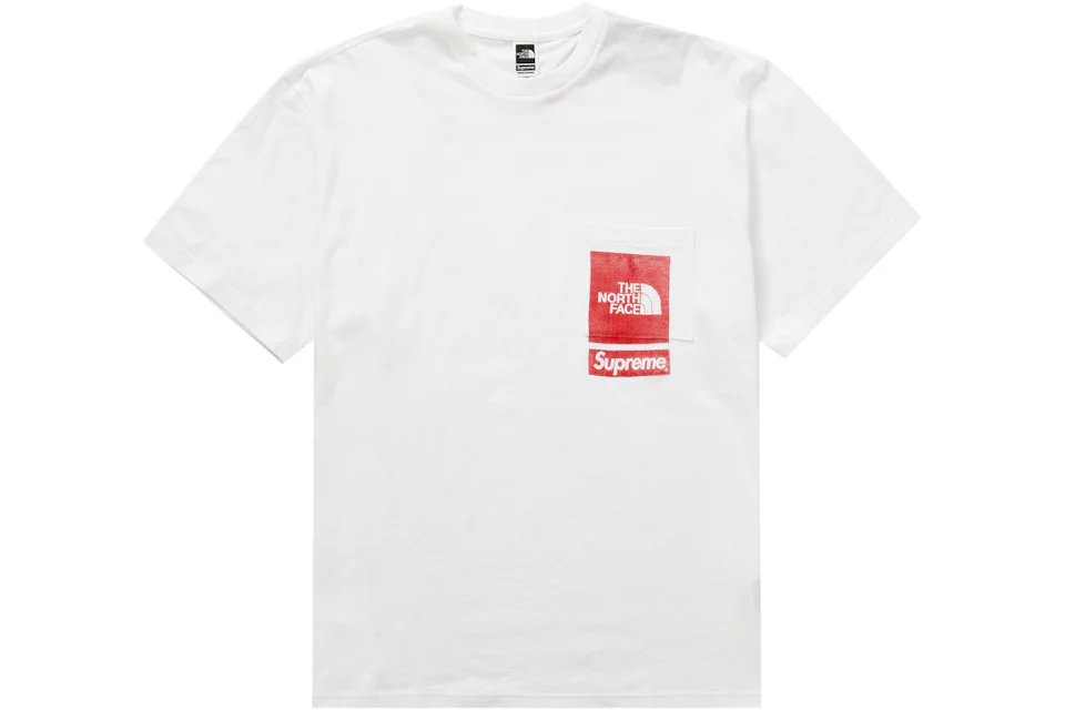 Supreme The North Face Printed Pocket Tee White