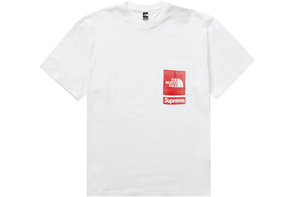 Supreme The North Face Printed Pocket Tee White - SS23 US