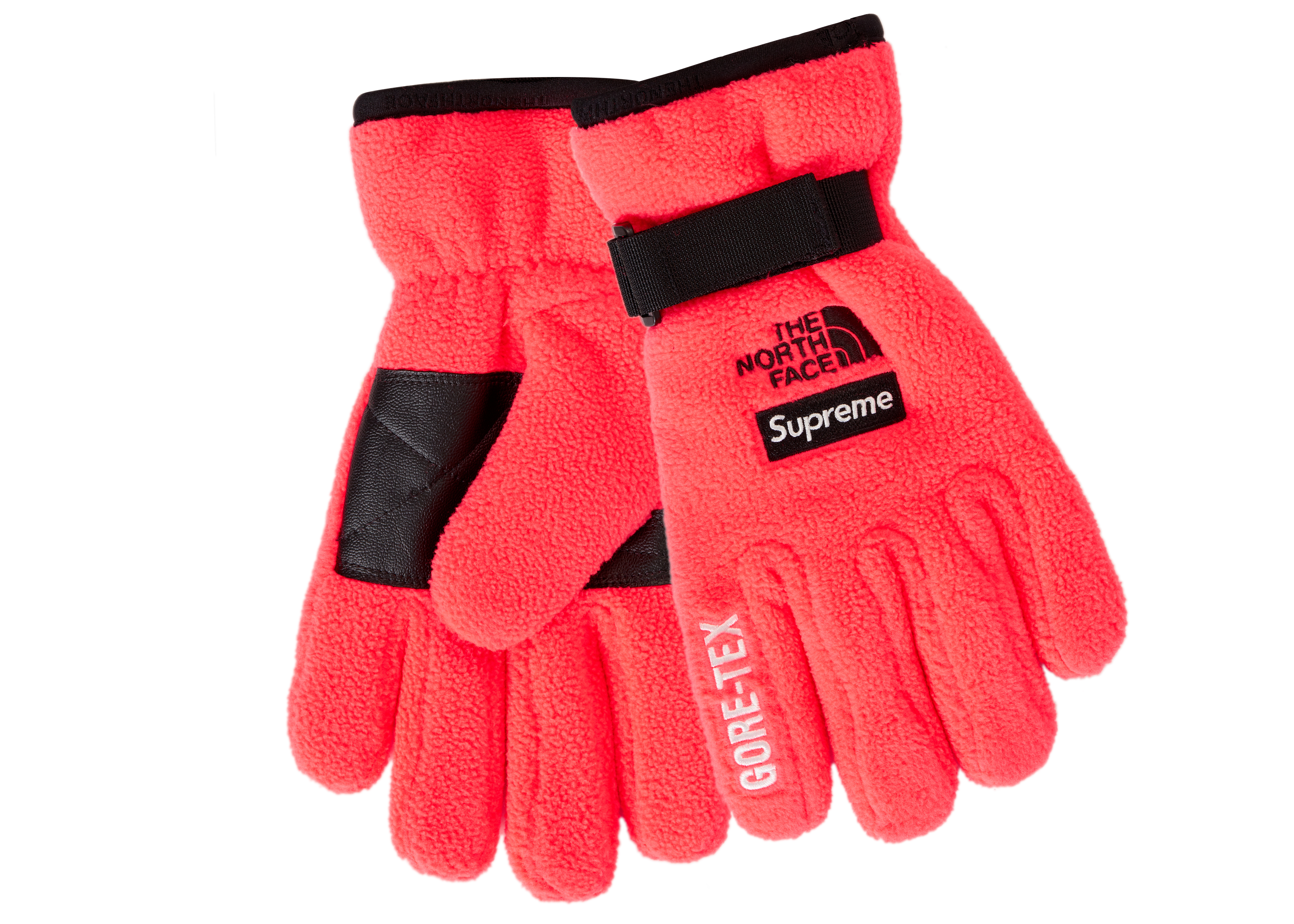 Supreme The North Face RTG Fleece Glove Bright Red