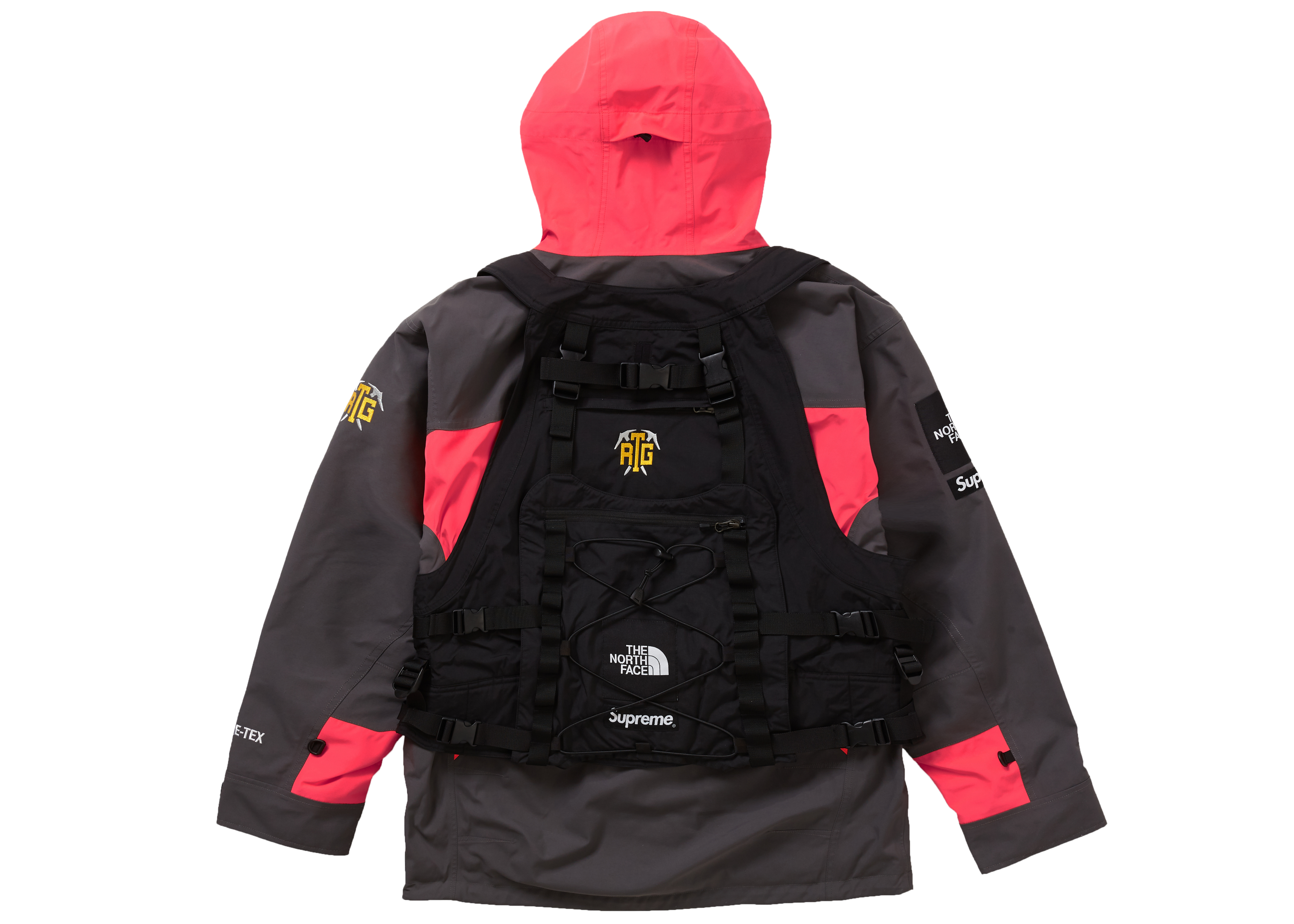 Supreme The North Face RTG Jacket + Vest Bright Red Men's - SS20 - US