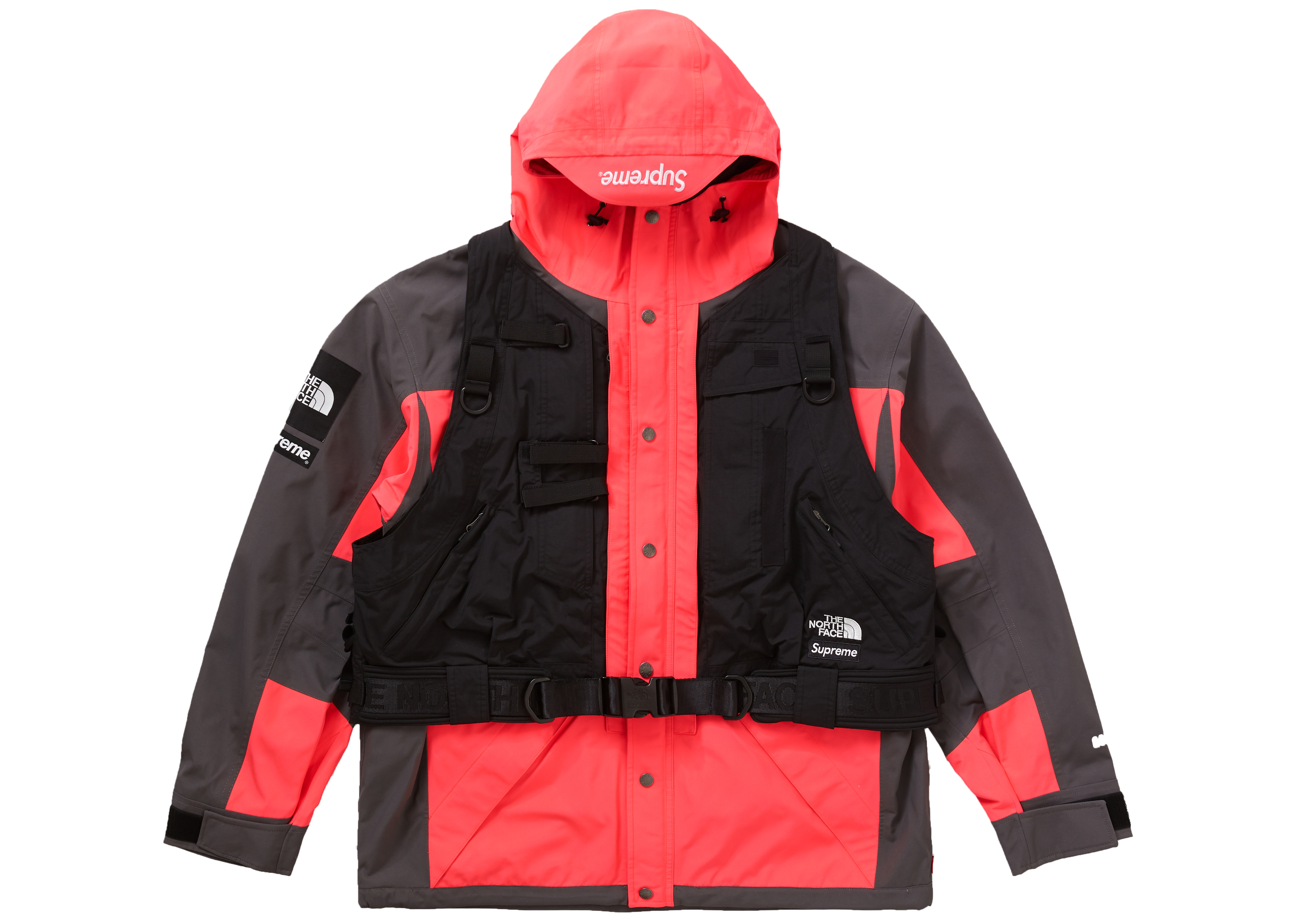 Supreme The North Face RTG Jacket + Vest Bright Red