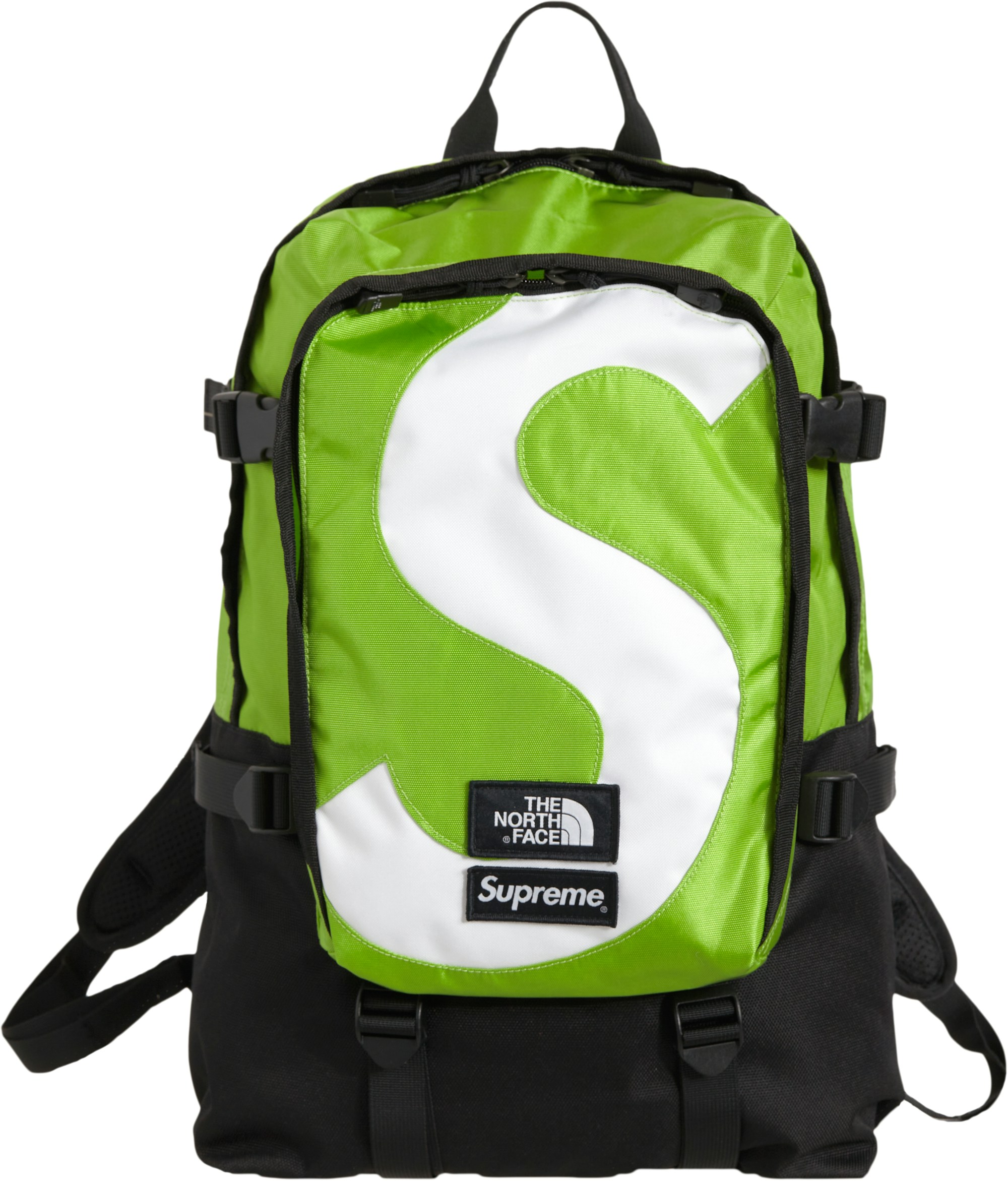 Supreme The North Face S Logo Expedition Backpack Lime - FW20