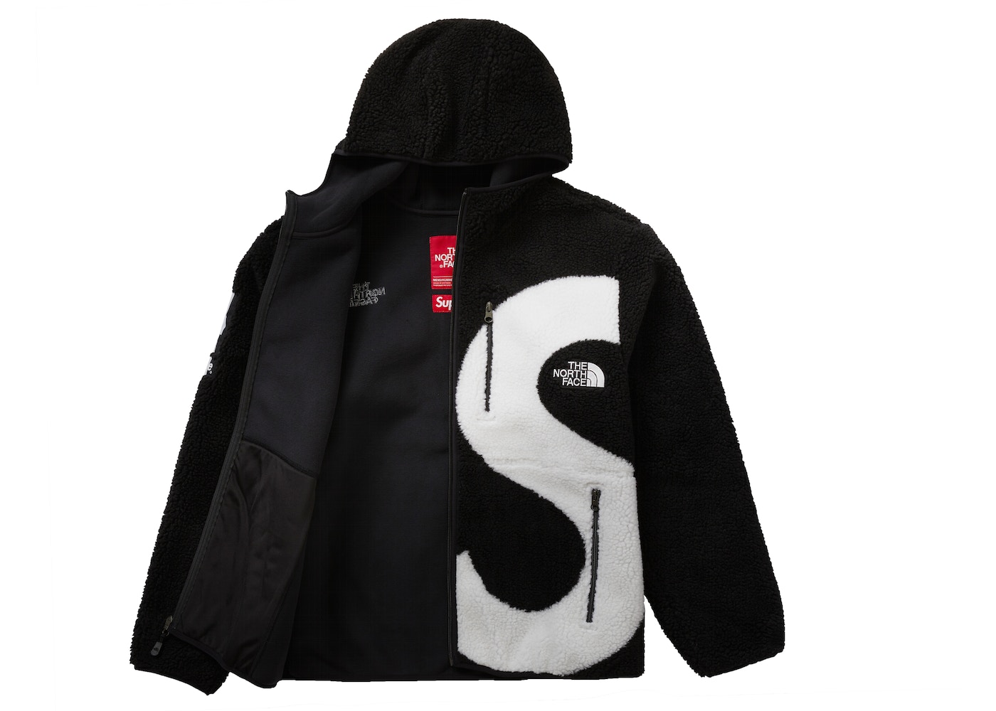 Supreme The North Face S Logo Fleece Jacket Black - FW20