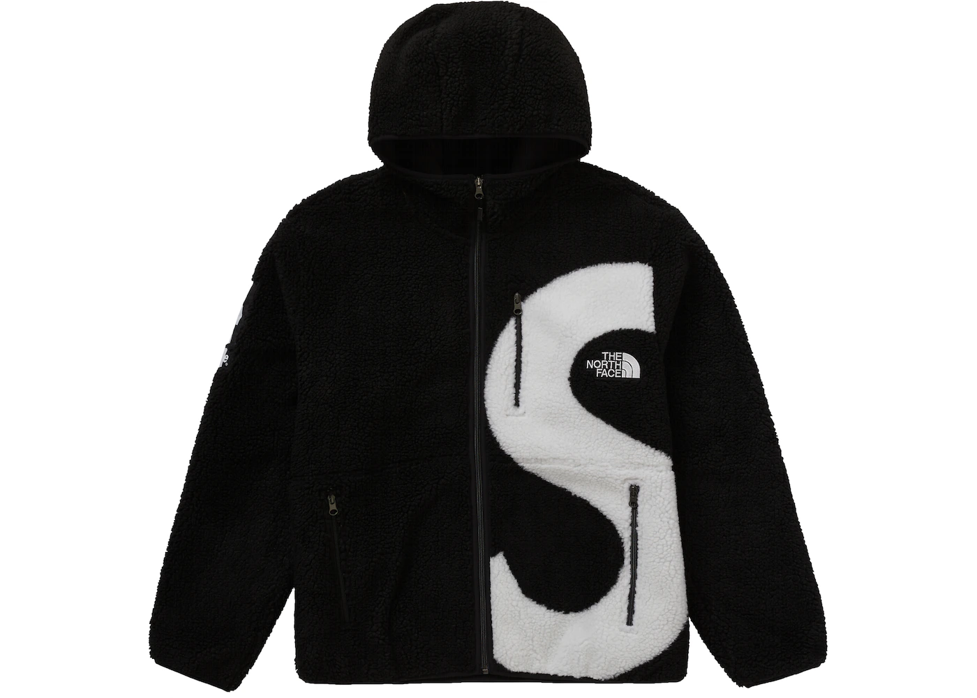 Een deel St bout Supreme The North Face S Logo Fleece Jacket Black - FW20 Men's - US