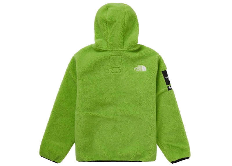 Supreme The North Face S Logo Fleece Jacket Lime