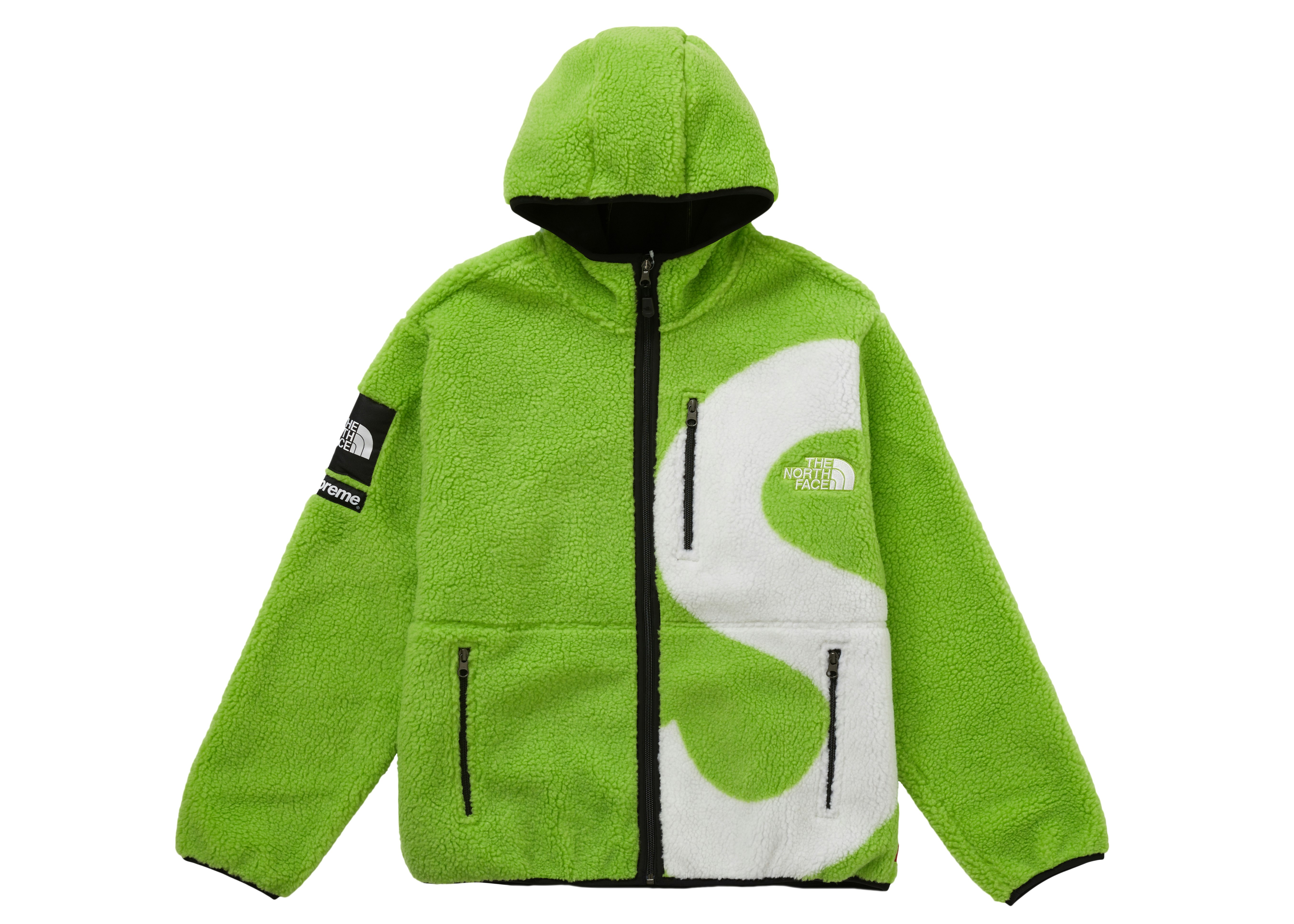 Supreme The North Face S Logo Fleece Jacket Lime - FW20