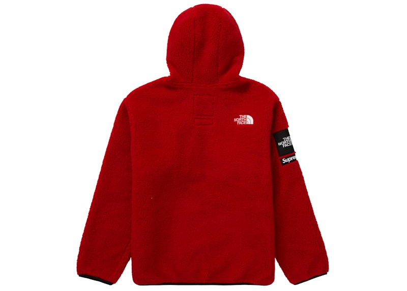 Supreme The North Face S Logo Fleecejacke Rot