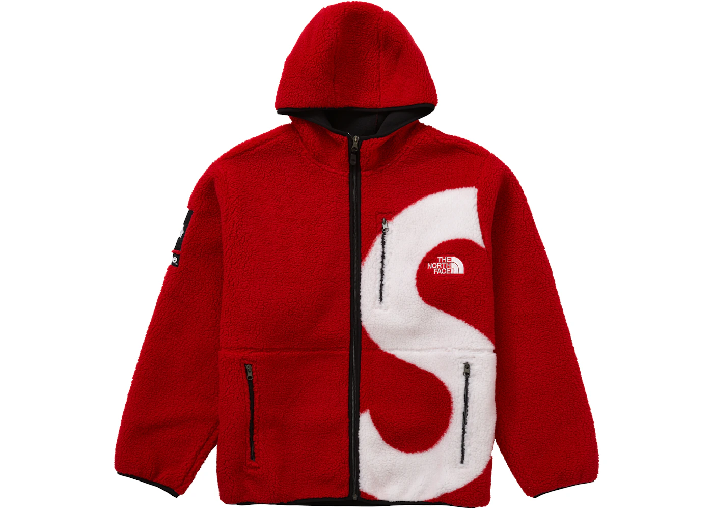 Supreme The North Face S Logo Fleece Jacket Red Men's FW20 US