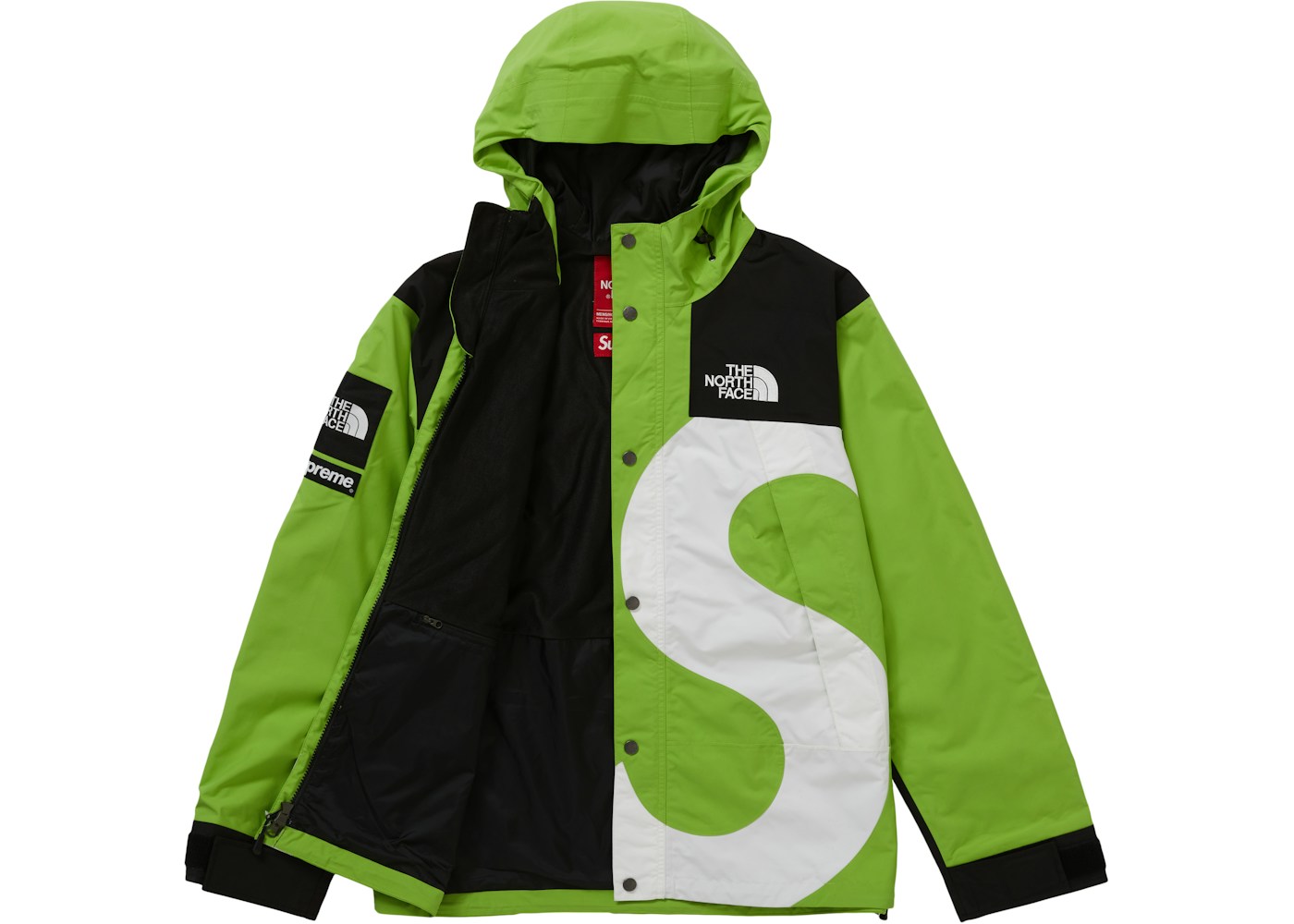 Supreme The North Face S Logo Mountain Jacket Lime Fw Supreme The North Face S Logo Mountain Jacket Lime Fw