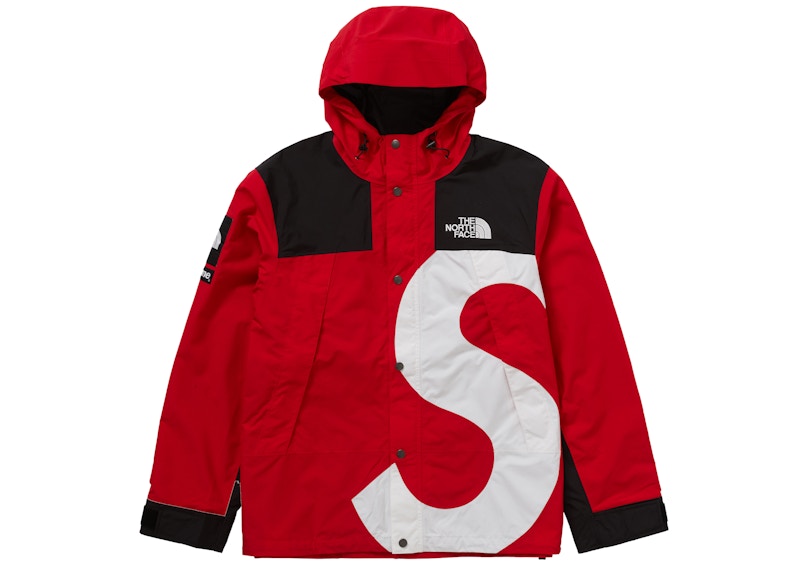 North Face S Logo Mountain Jacket Red 