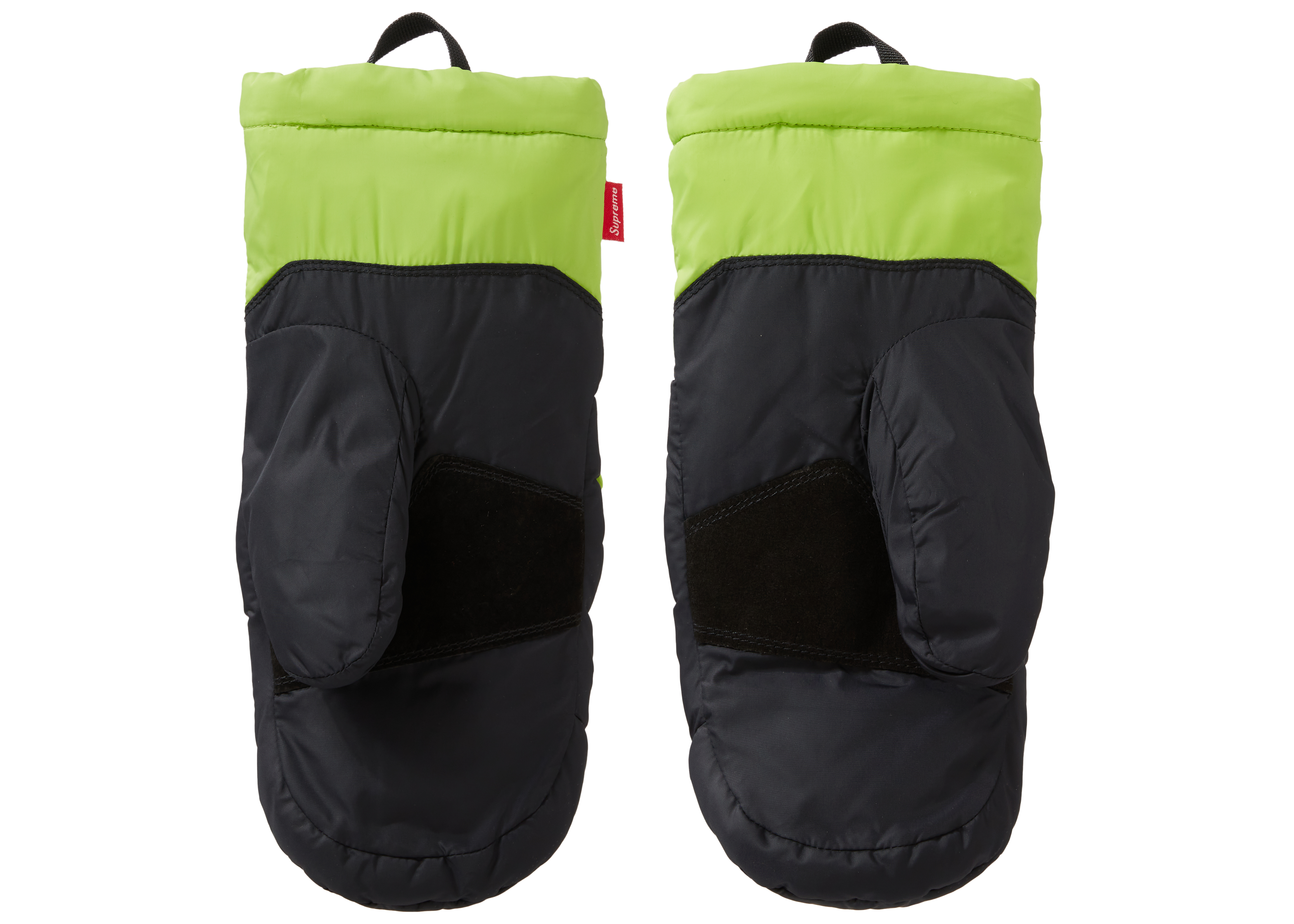 Supreme The North Face S Logo Nuptse Mitts Lime