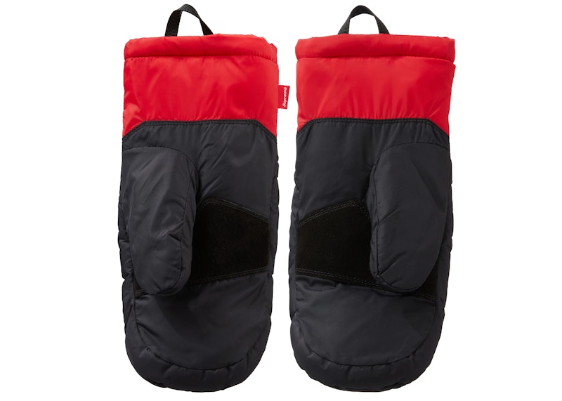 Supreme The North Face S Logo Nuptse Mitts Red - FW20 - GB