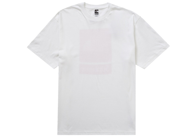 Supreme north face outlet white tee