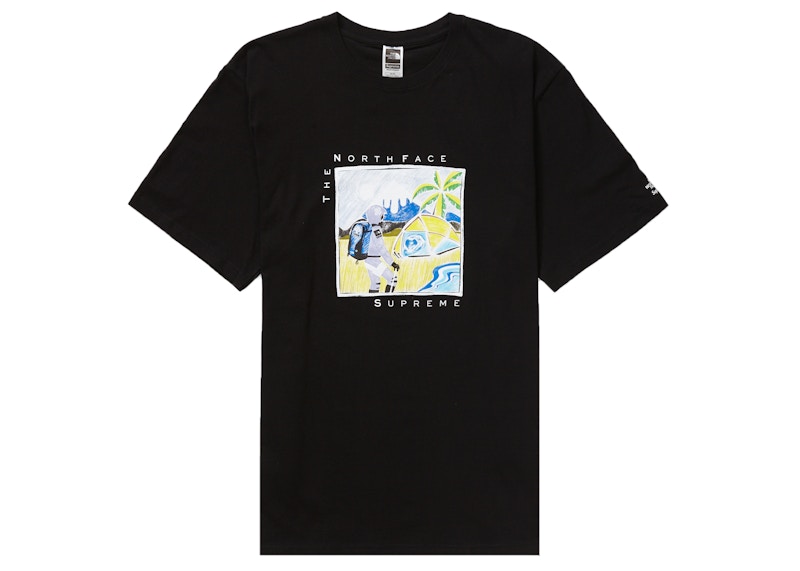 Supreme The North Face Sketch S/S Top Black Men's - SS22 - GB