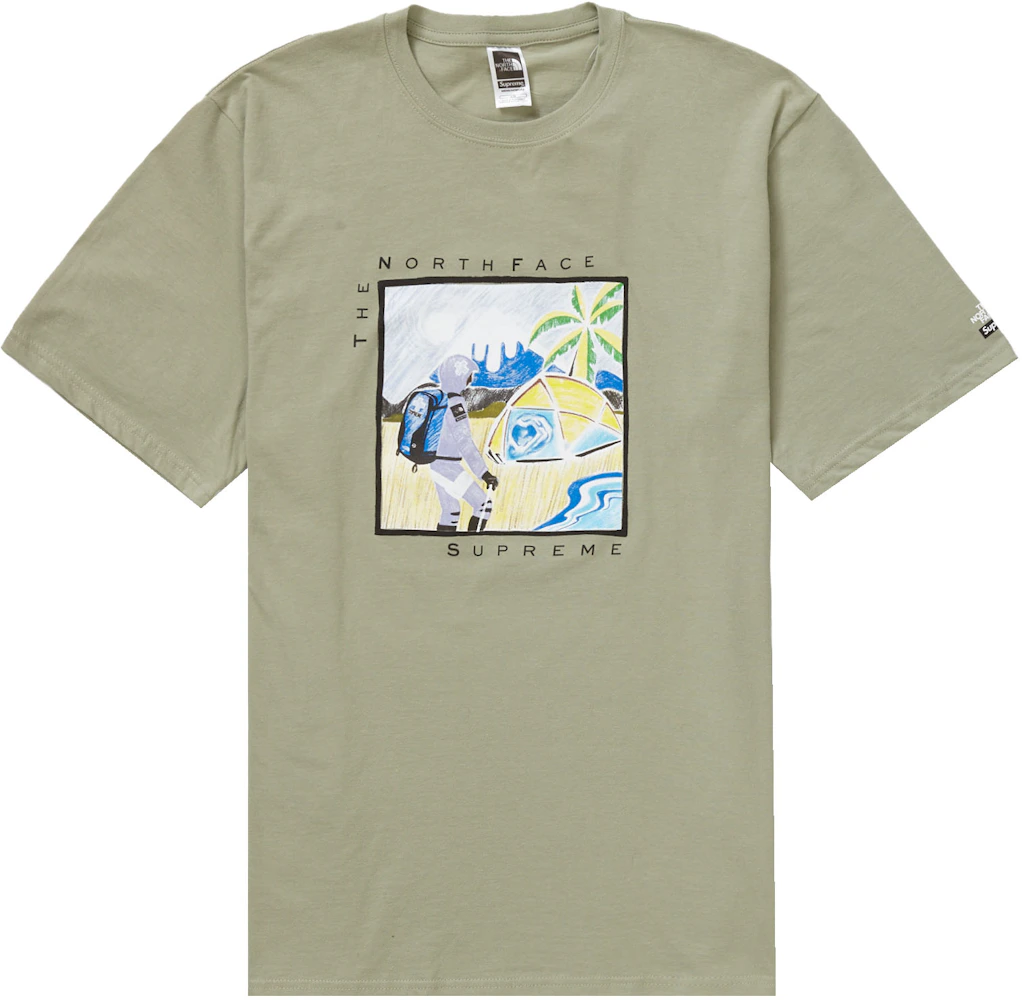 Supreme The North Face Sketch S/S Top Sage Men's - SS22 - US