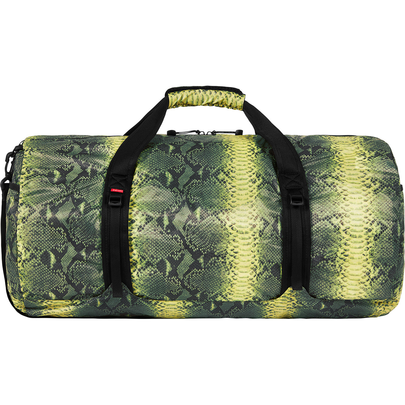 Supreme The North Face Snakeskin Flyweight Duffle Bag Green - SS18 