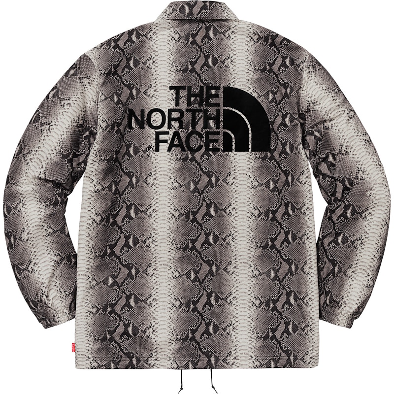 Supreme The North Face Snakeskin Taped Seam Coaches Jacket Black ...